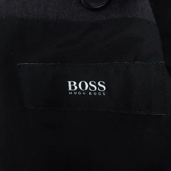 HUGO BOSS Virgin Wool Slim Fit Super 120 Stretch Tailoring Two Button Blazer 36R
